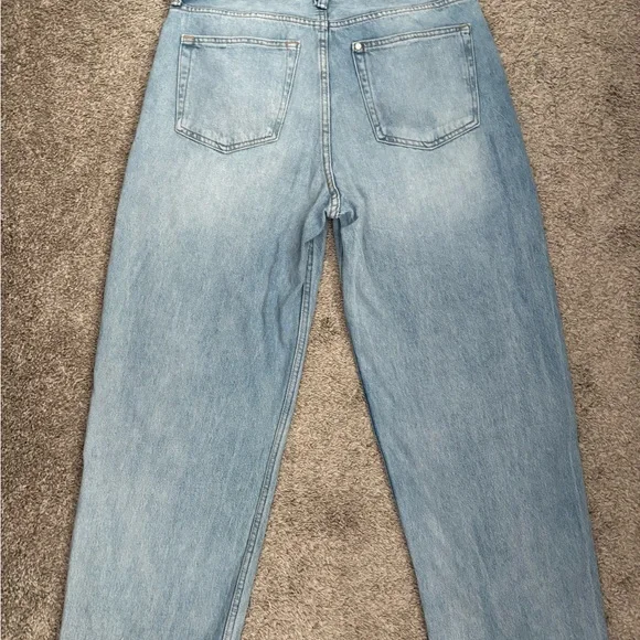 H&M Loose Ample Fit men’s W32/L32 Light Blue Jeans - Picture 3 of 8